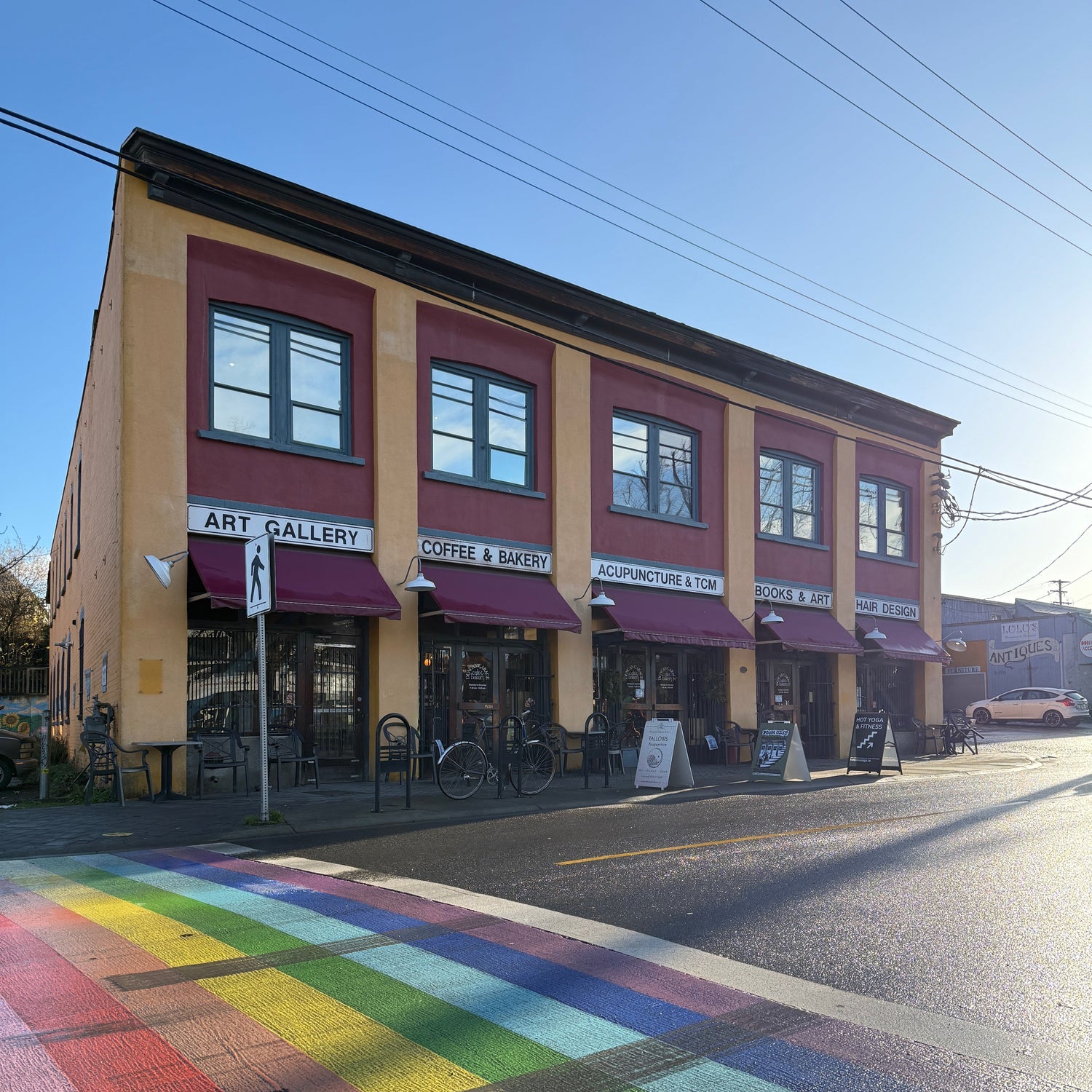 Duncan Garage Cafe Building Downtown Duncan Coffee Shop